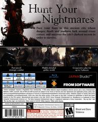 Back Cover | Bloodborne Playstation 4