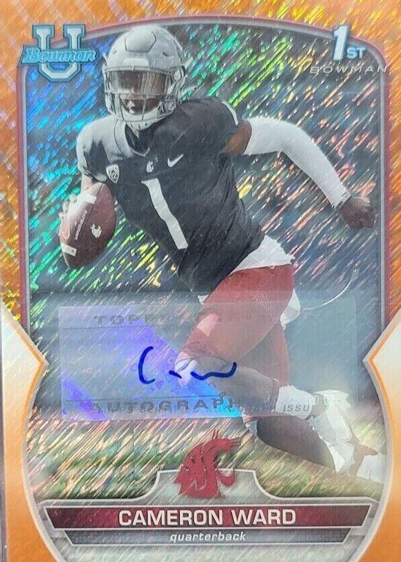 Cameron Ward [Autograph Orange Shimmer] #34