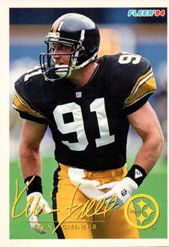 Kevin Greene #84 1994 Fleer Shell Fact Football