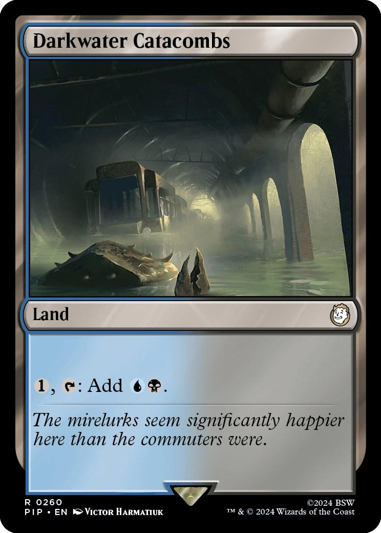 Darkwater Catacombs [Foil] (Magic Fallout)