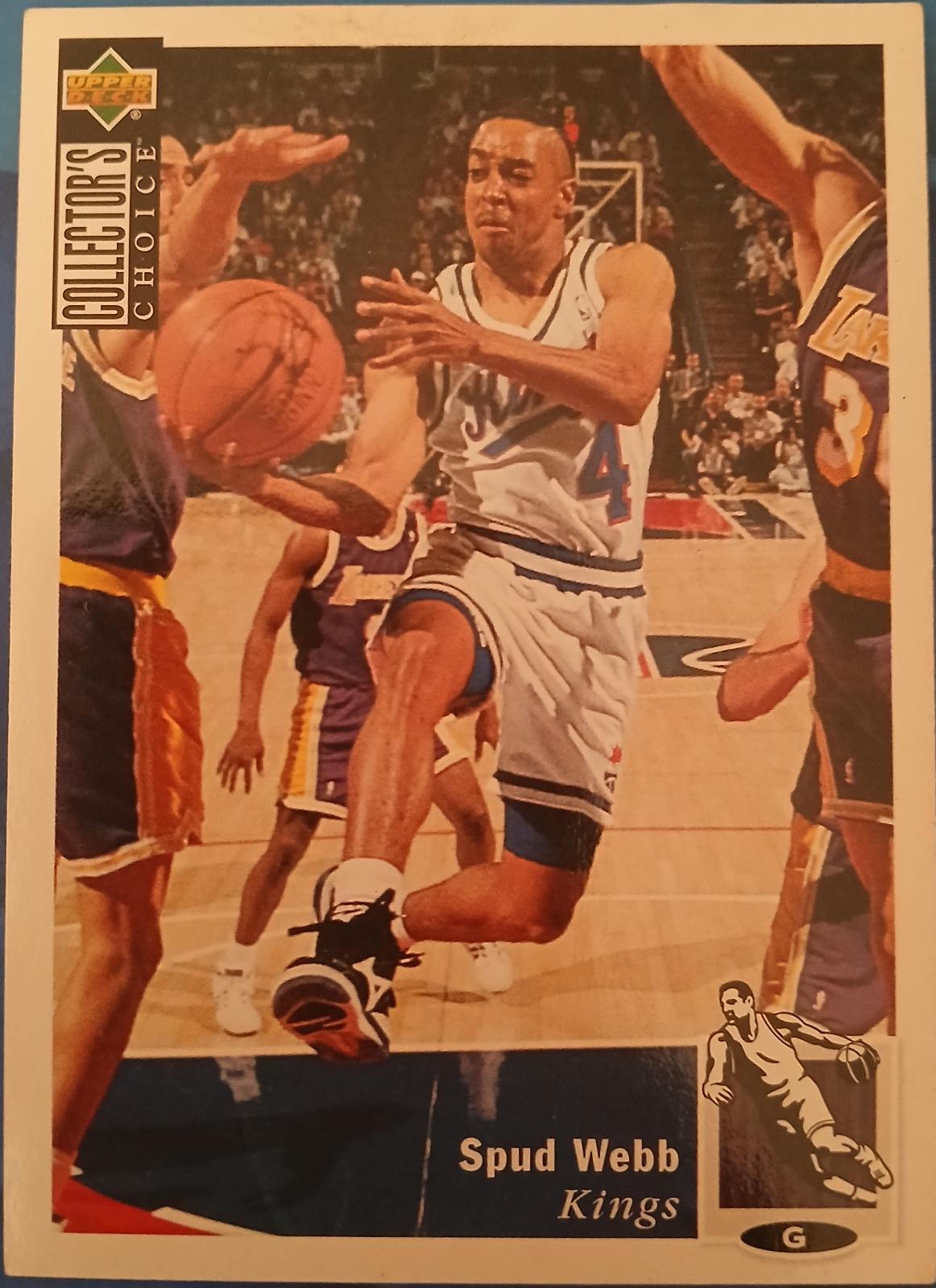Spud Webb #89 Basketball Cards 1994 Collector's Choice