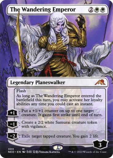 The Wandering Emperor #303 Magic Kamigawa: Neon Dynasty