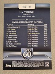 Back Of Card | Cy Young Baseball Cards 2011 Topps 60