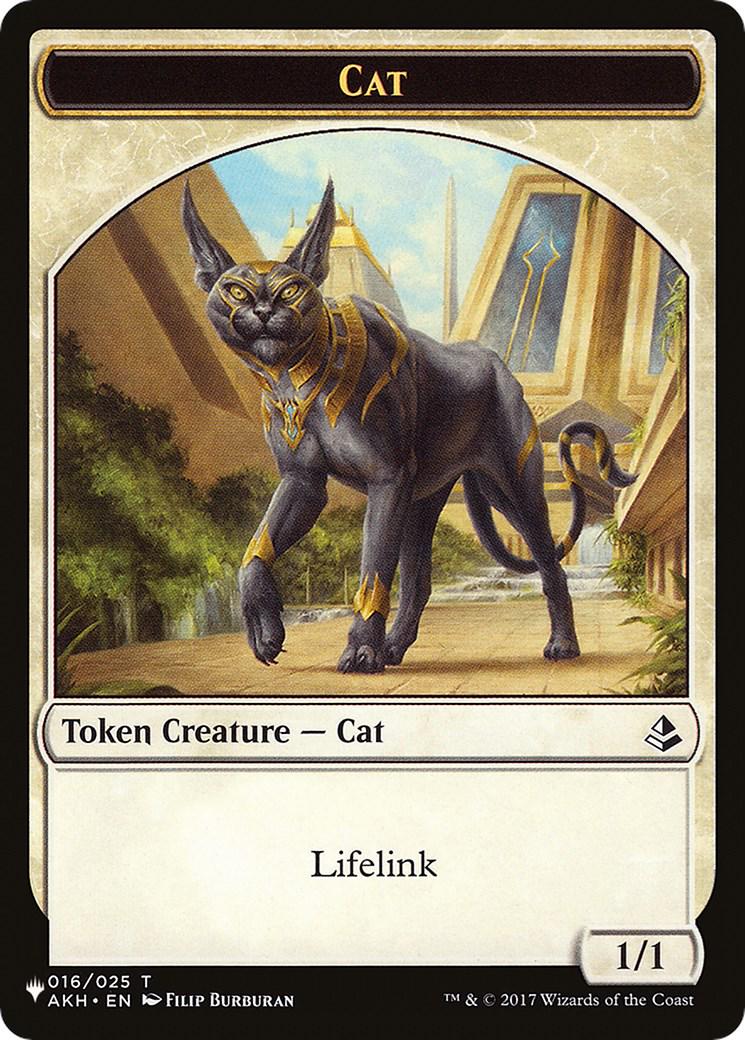 Cat // Citizen Double-Sided Token #16 Magic The List Reprints
