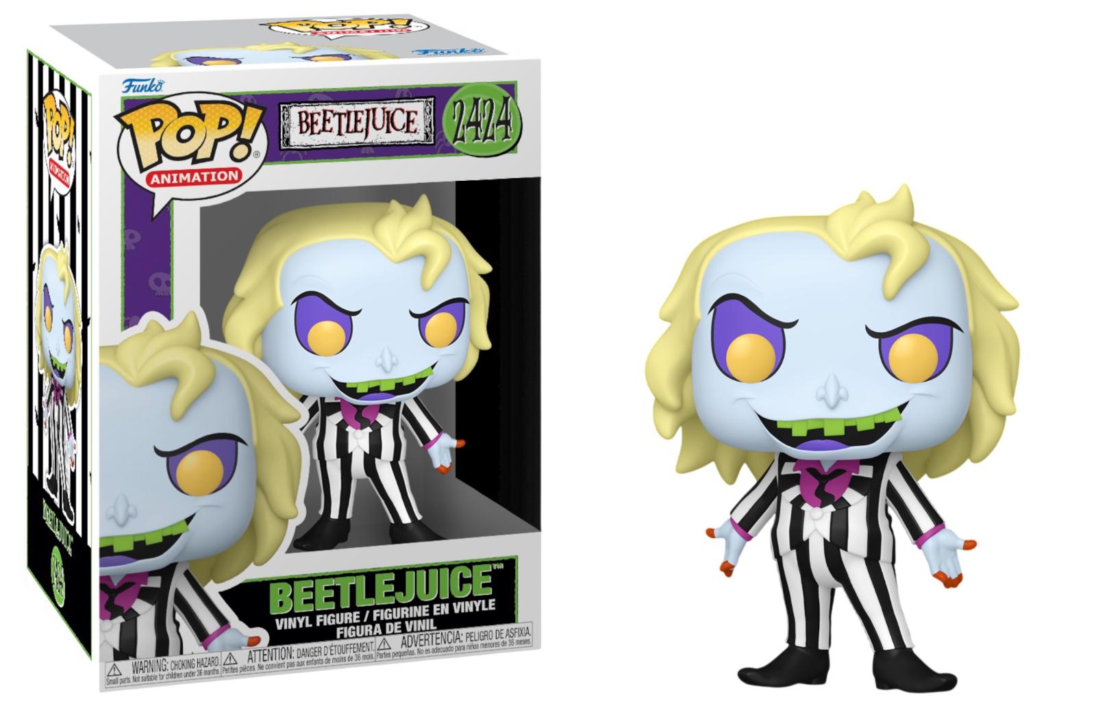 Beetlejuice #2424 Funko Pop box and figure