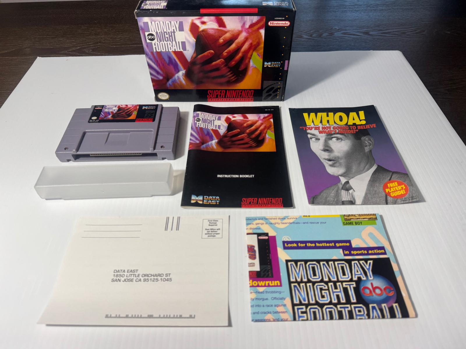 ABC Monday Night Football | Item, Box, and Manual | Super Nintendo