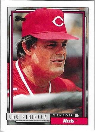 Lou Piniella #321 Baseball Cards 1992 Topps