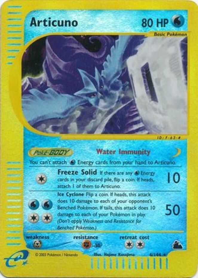 Articuno [Reverse Holo] #4 Prices | Pokemon Skyridge | Pokemon Cards
