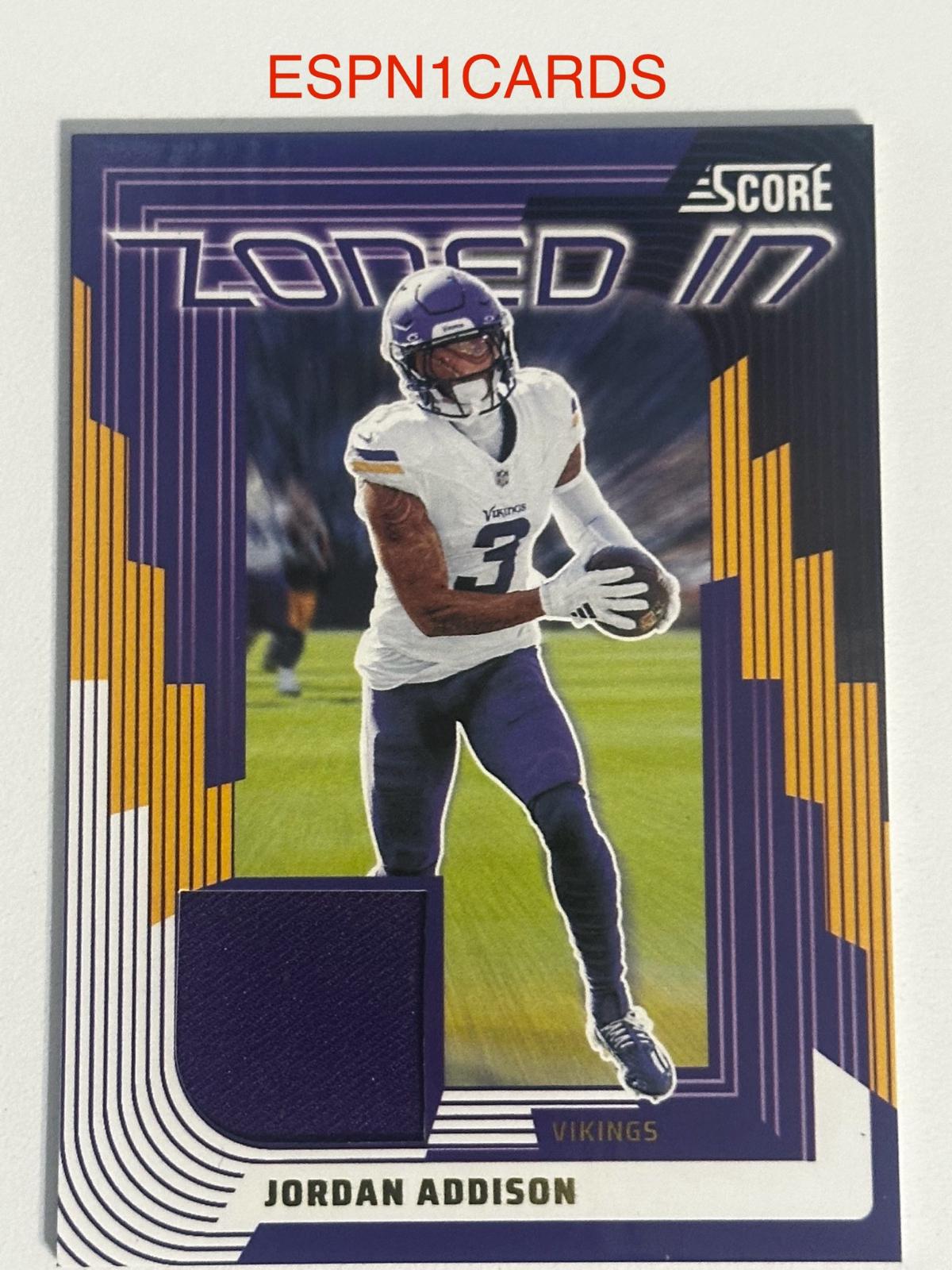 モダンジャズア―テストプリントコレクション Jordan Addison #21 Prices | 2025 Panini Score Zoned in Jersey