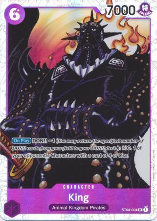 King ST04-004 One Piece Starter Deck 4: Animal Kingdom Pirates