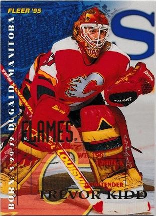 Trevor Kidd #31 Hockey Cards 1994 Fleer