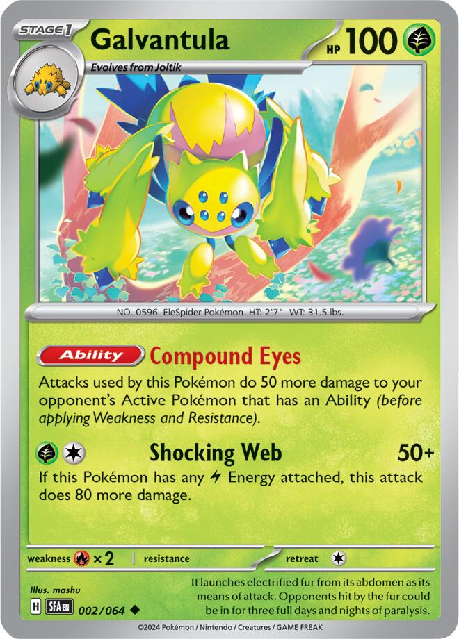 Galvantula #2 Pokemon Shrouded Fable