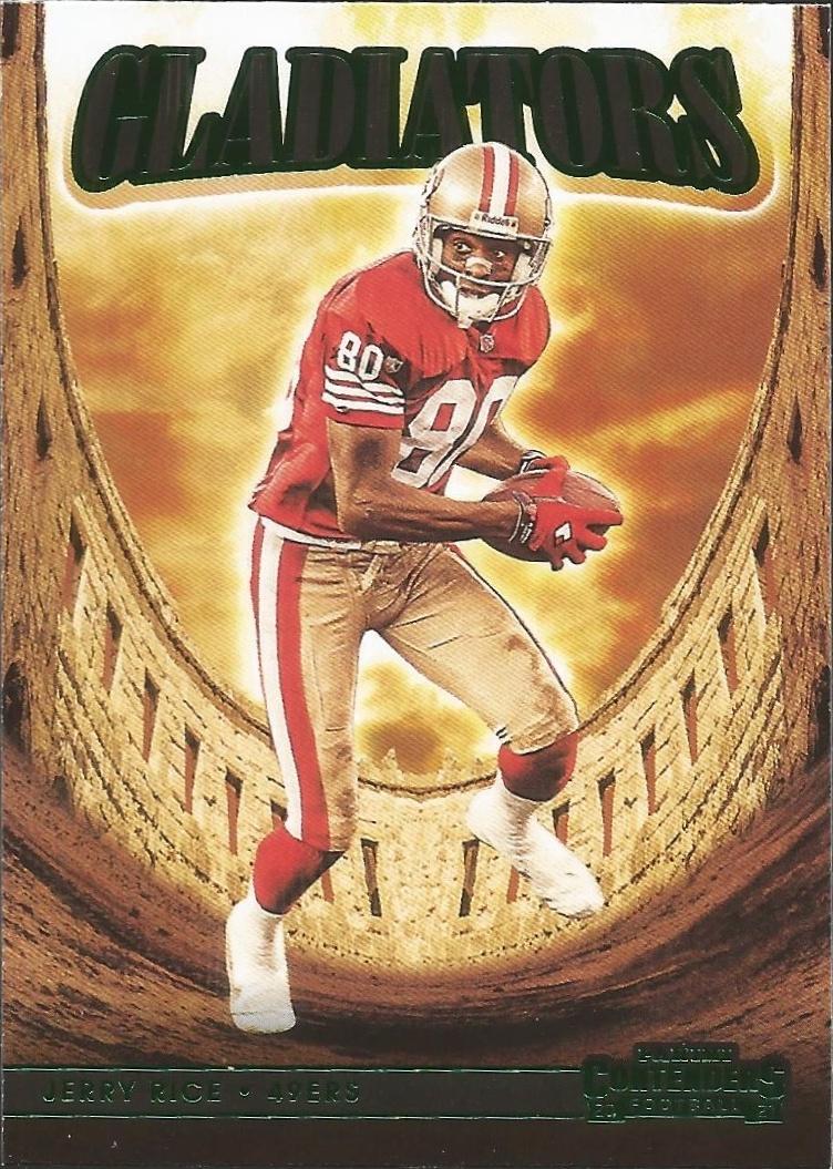 Jerry Rice #GLD-JRI Football Cards 2021 Panini Contenders Gladiators
