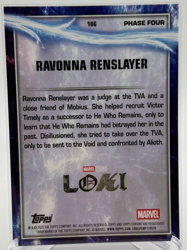 Ravonna Renslayer [Sky Blue RayWave Refractor] #106 Precios | Marvel ...