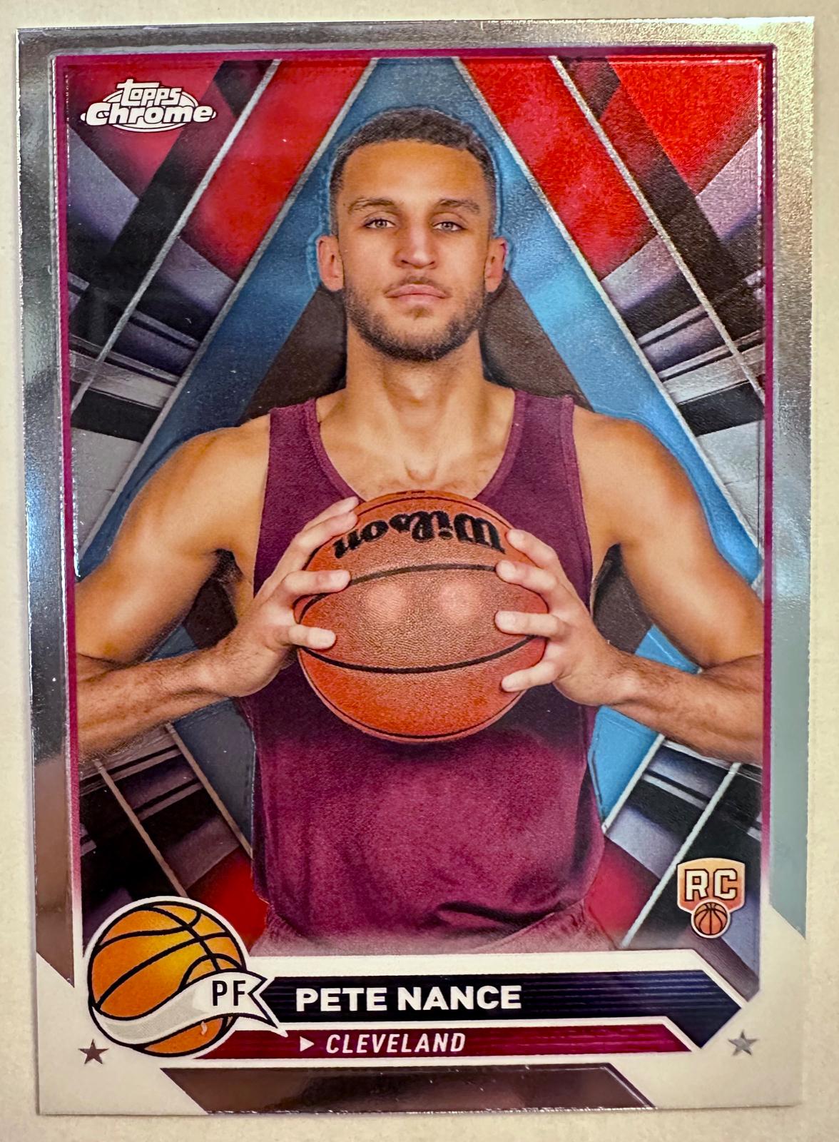 Pete Nance #144 Basketball Cards 2023 Topps Chrome