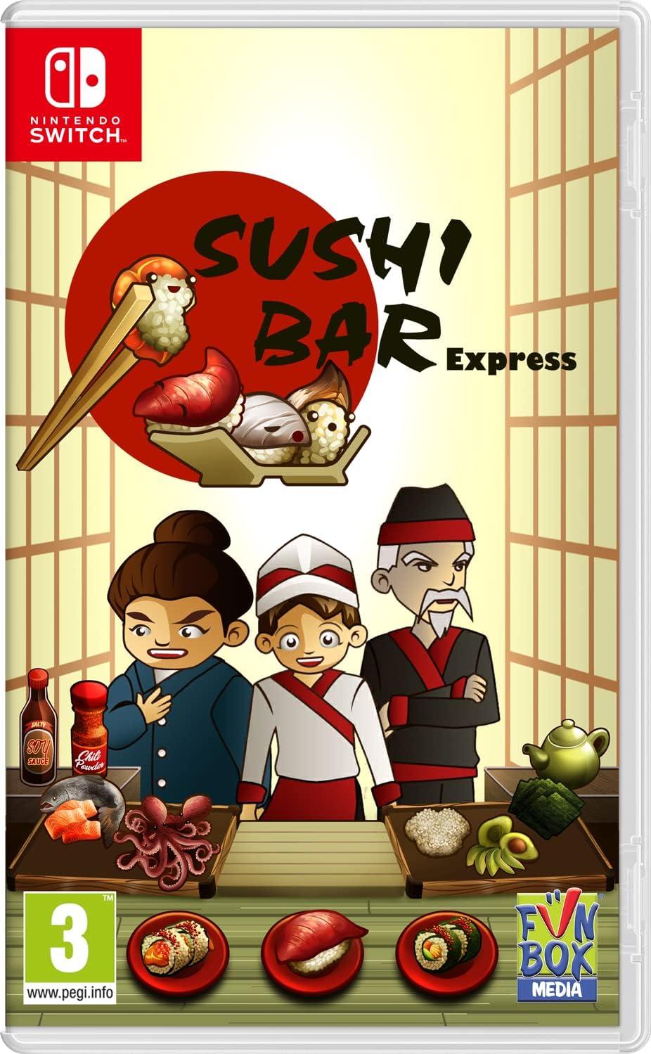 Carátula de Sushi Bar Express para Switch (edición PAL España)