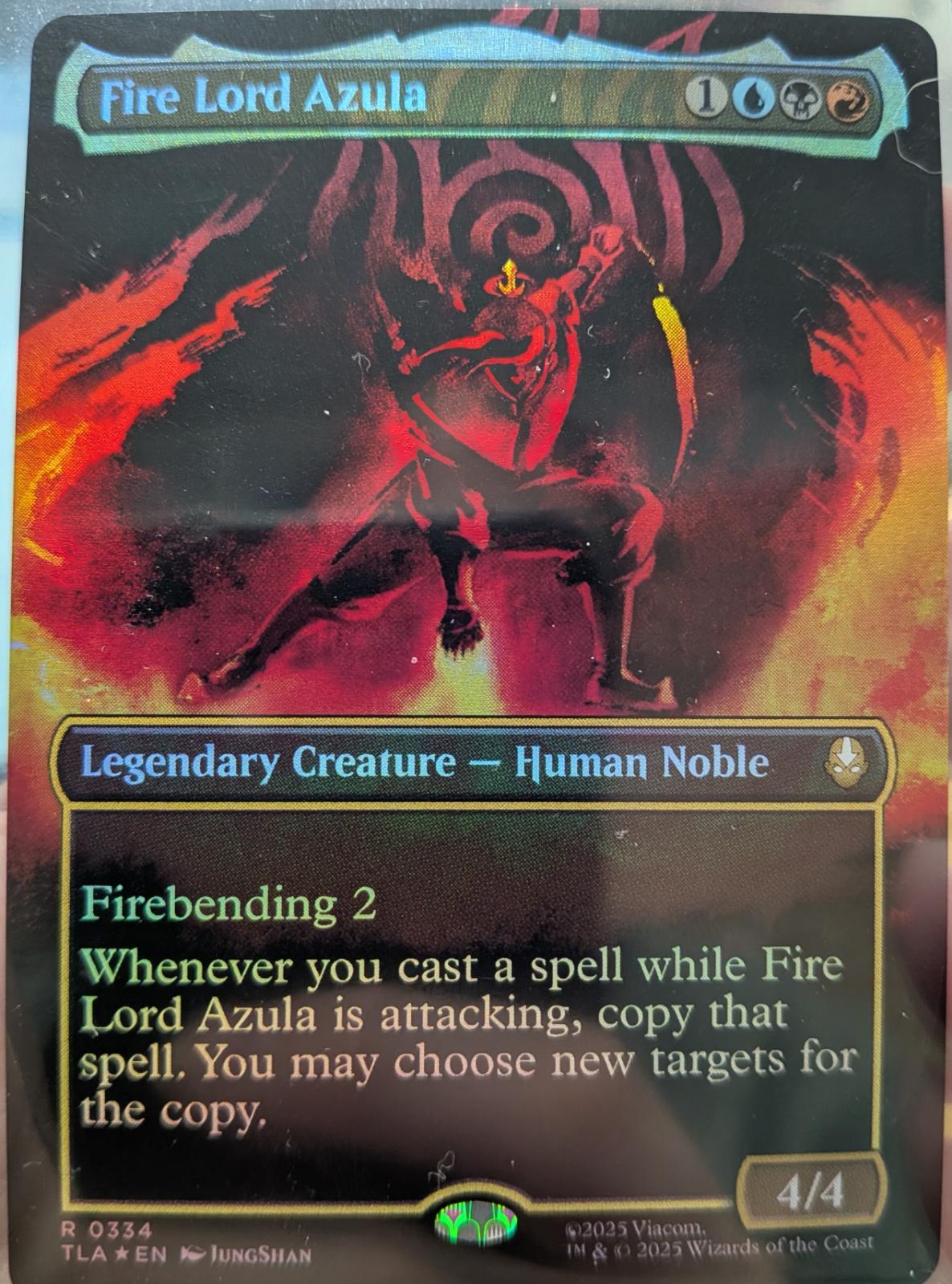 Fire Lord Azula [Borderless Foil] #334 Prices | Magic Avatar: The Last ...