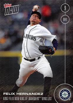 Felix Hernandez #63 2016 Topps Now Baseball