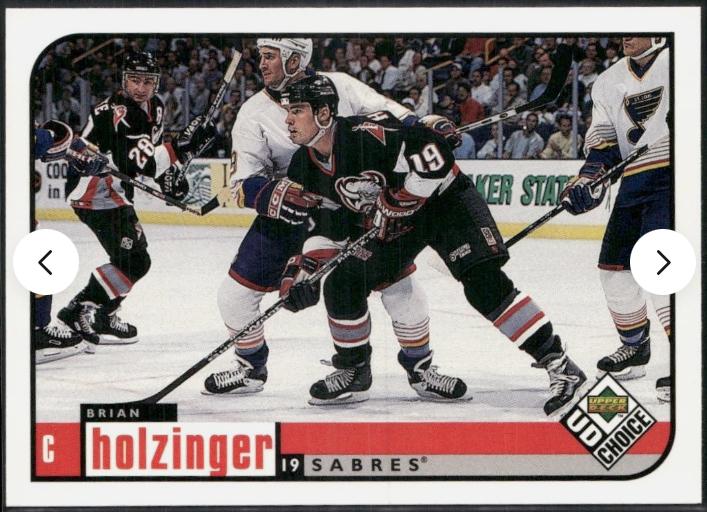 Brian Holzinger #21 1998-99 UD Choice Hockey