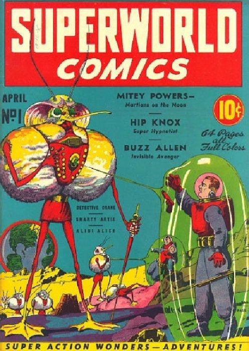 Superworld Comics #1 (1940) Comic Books Superworld Comics