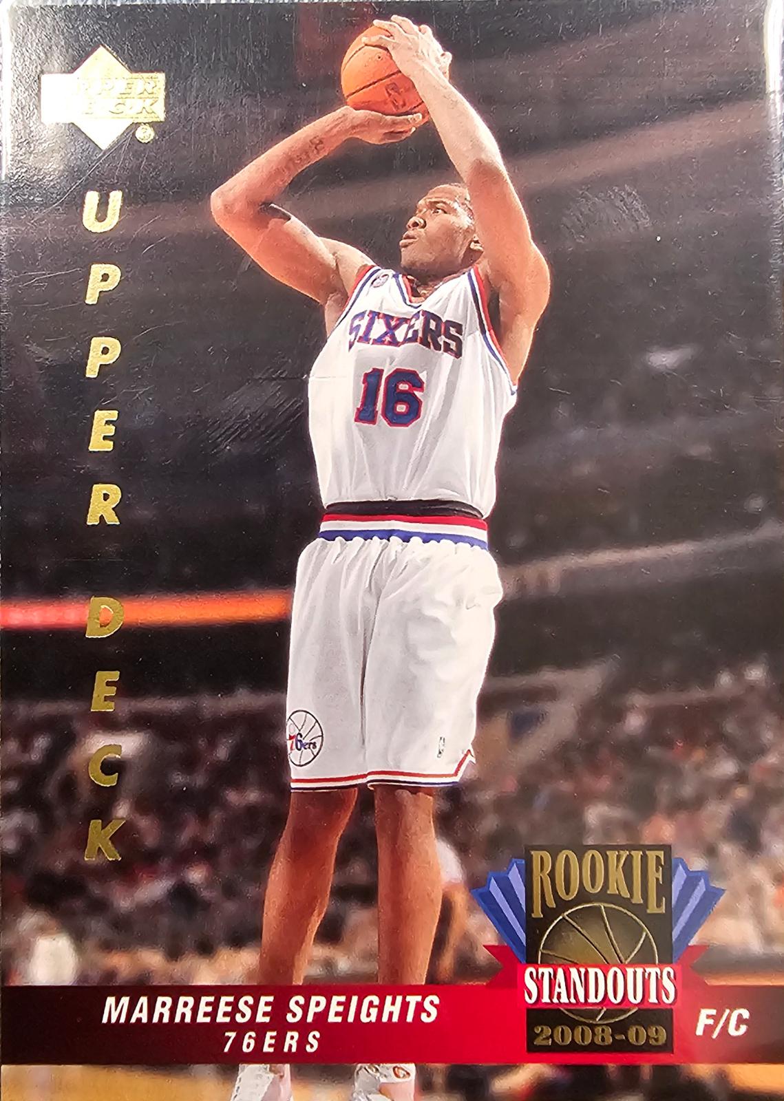 Marreese Speights #RS-16 Basketball Cards 2008 Upper Deck Lineage Rookie Standouts