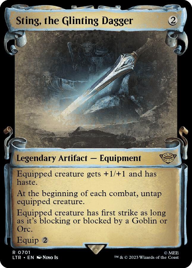 Sting, the Glinting Dagger #701 Magic Lord of the Rings