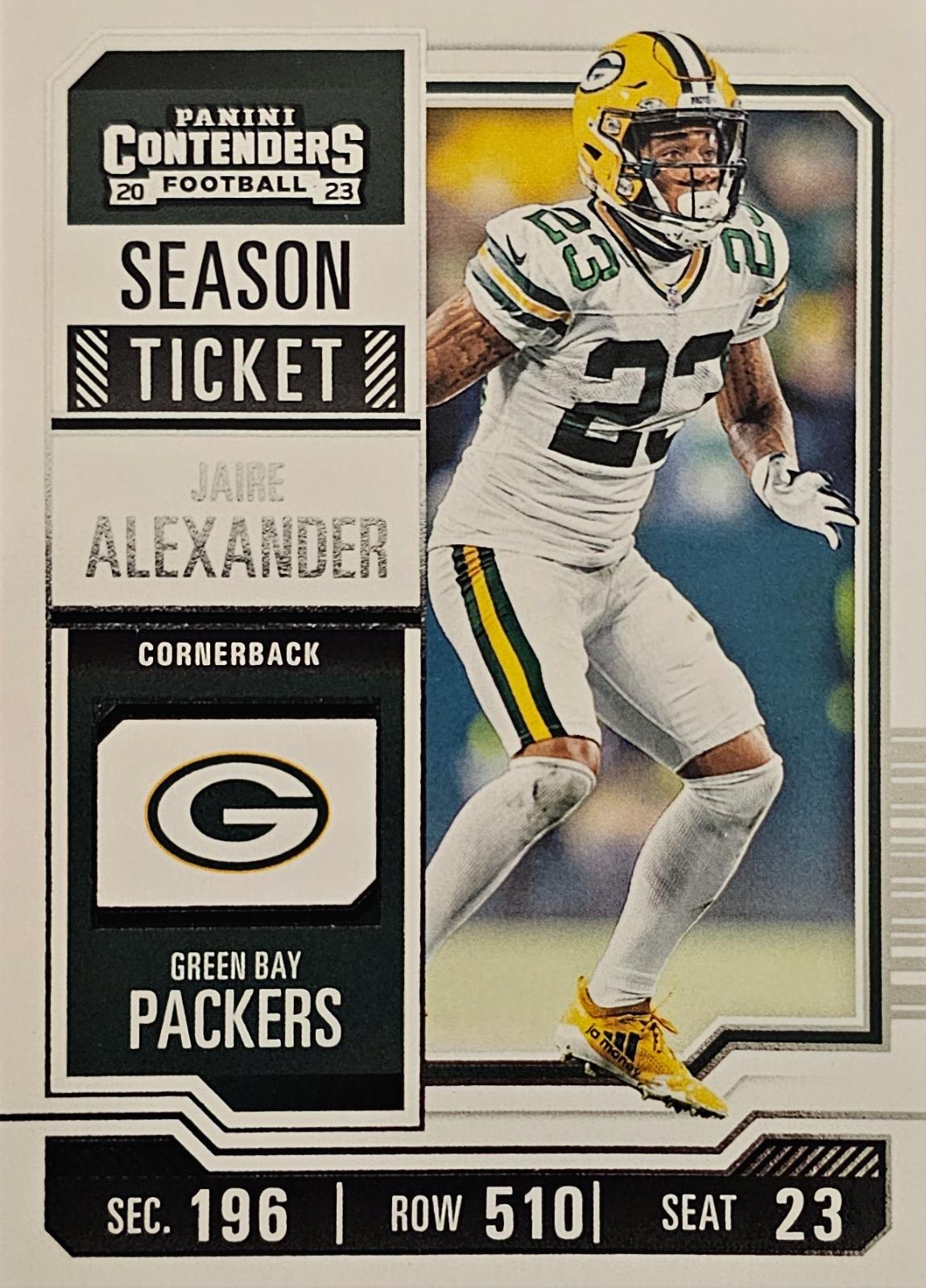 Jaire Alexander #38 Football Cards 2023 Panini Contenders