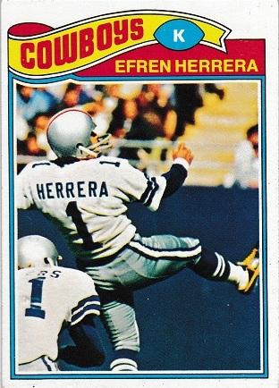 Efren Herrera #102 Football Cards 1977 Topps