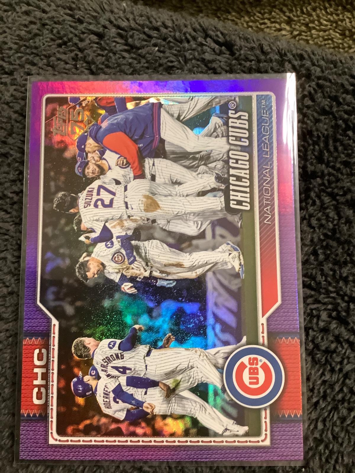 2026 Topps Chicago Cubs [Purple Rainbow] #320 card