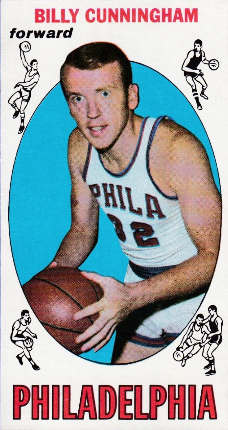Billy Cunningham #40 Basketball Cards 1969 Topps