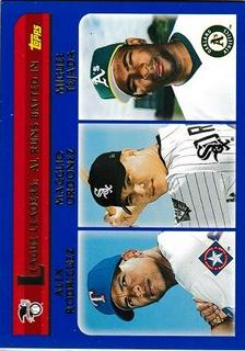 Alex Rodriguez / Magglio Ordonez / Miguel Tejada