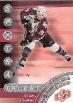 Joe Sakic #81 2001 Spx Hockey