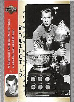 Gordie Howe #GH11 2003-04 Upper Deck Mr. Hockey