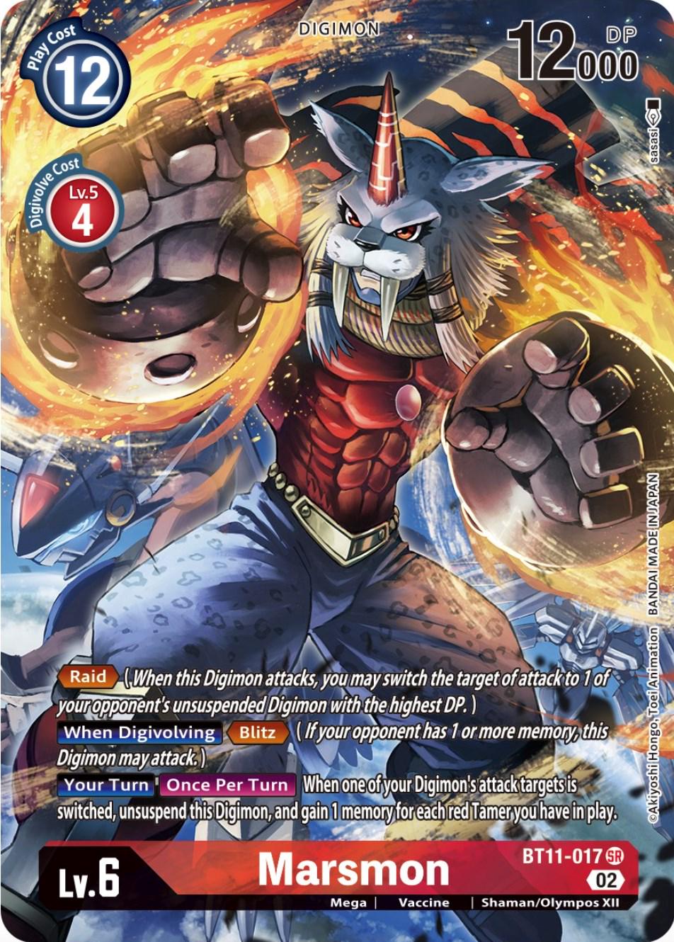 Marsmon [Alternate Art Foil] #BT11-017 Prices | Digimon Dimensional Phase | Digimon  Cards
