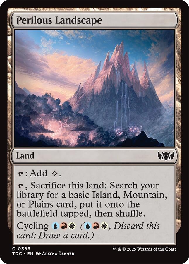 Perilous Landscape (Magic Tarkir: Dragonstorm Commander)