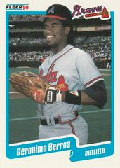 Geronimo Berroa #575 Baseball Cards 1990 Fleer Prices