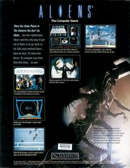 US Back Cover | Aliens Commodore 64