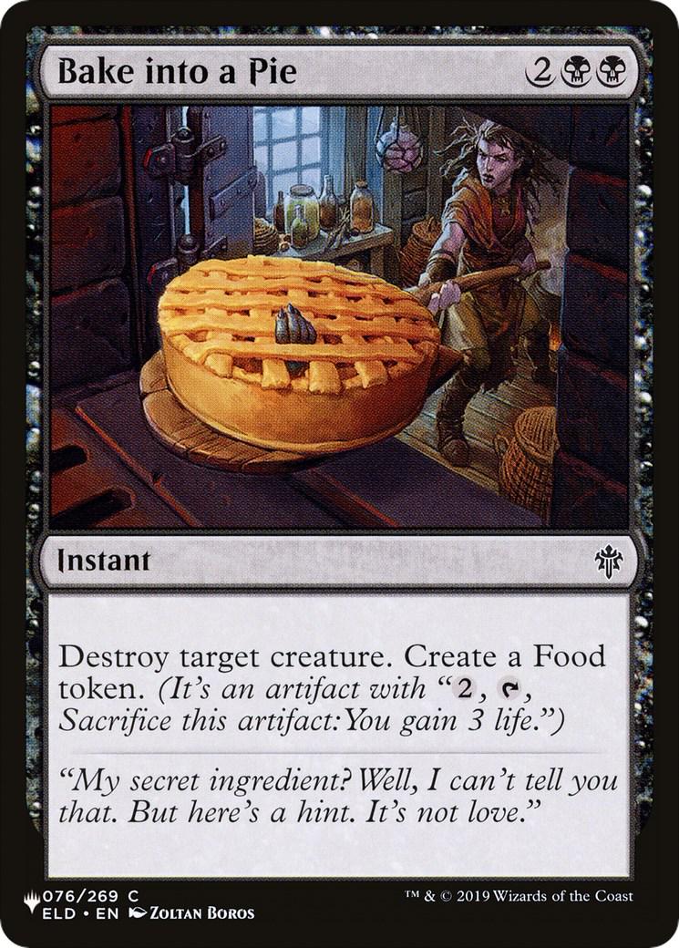 Bake into a Pie (Magic The List Reprints)