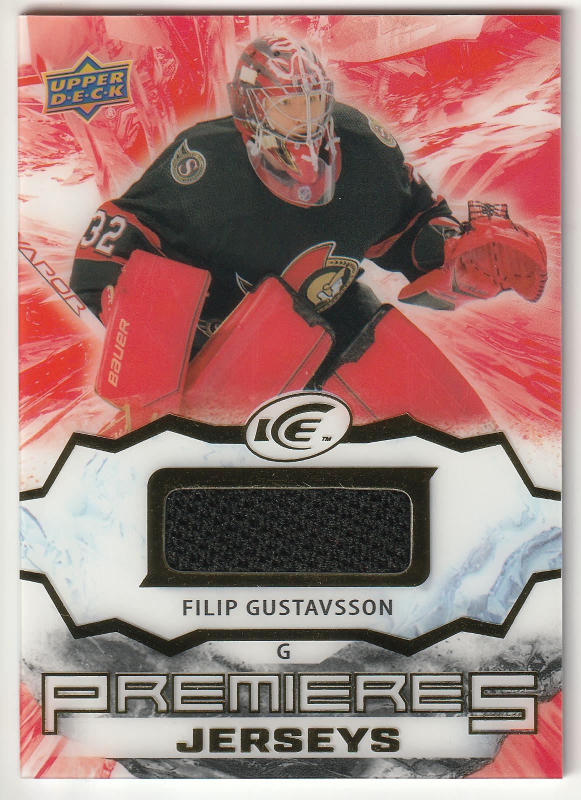 Filip Gustavsson #IPA-FG 2021 Upper Deck Ice Premieres Hockey