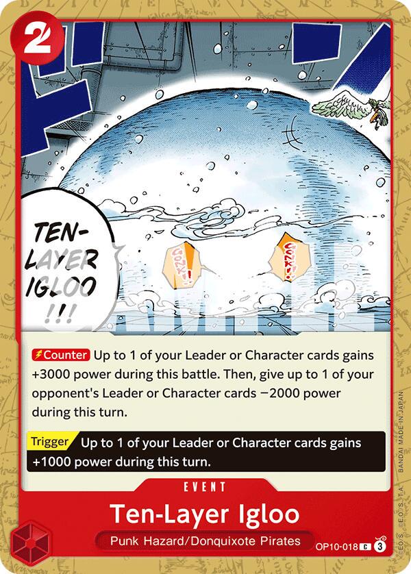 Ten-Layer Igloo OP10-018 One Piece Royal Blood