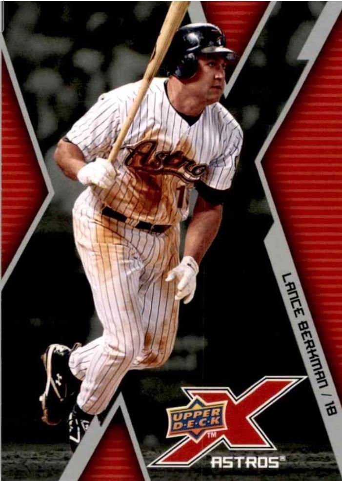 Lance Berkman #38 Baseball Cards 2009 Upper Deck X
