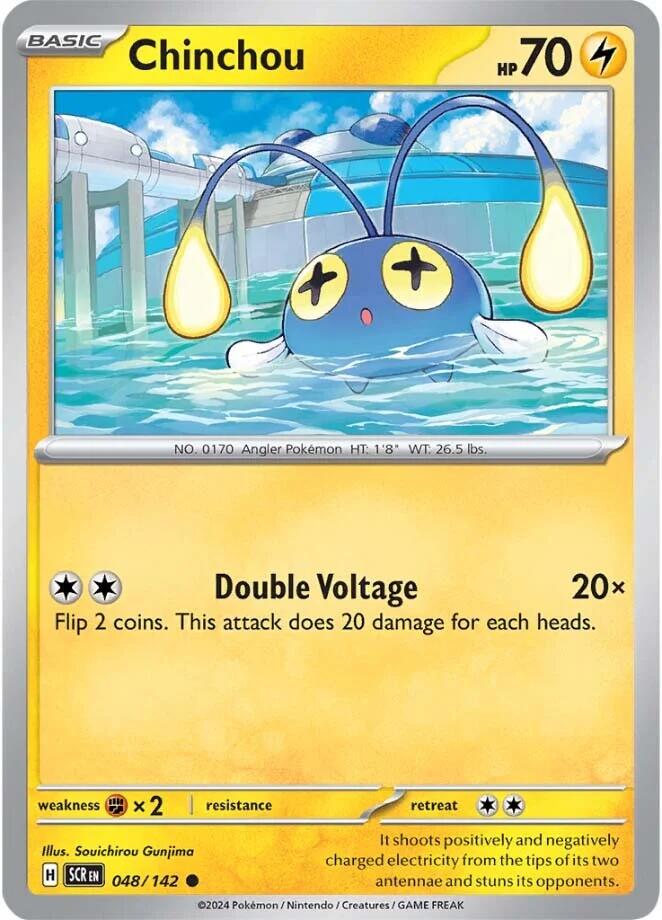 Chinchou #48 Pokemon Stellar Crown
