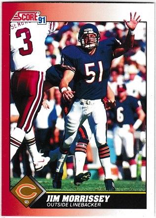 Jim Morrissey #207 Football Cards 1991 Score