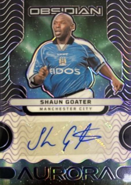 Shaun Goater #AA-SG 2023 Panini Obsidian Aurora Autograph Soccer