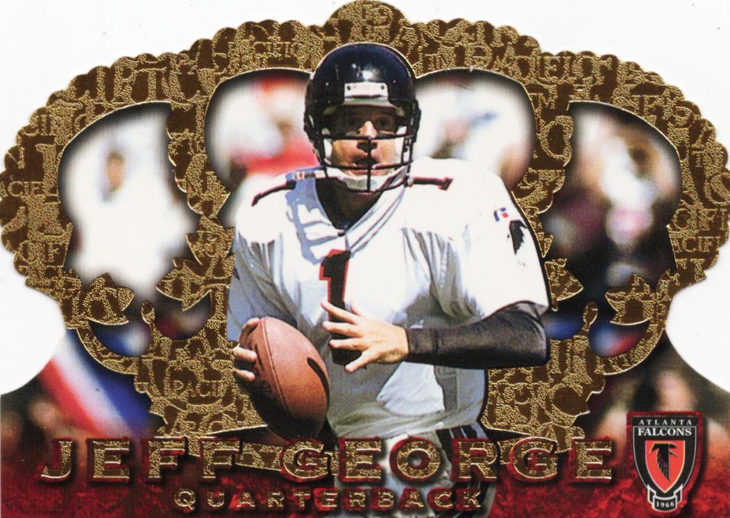 Jeff George #CR-58 1996 Pacific Crown Royale Football