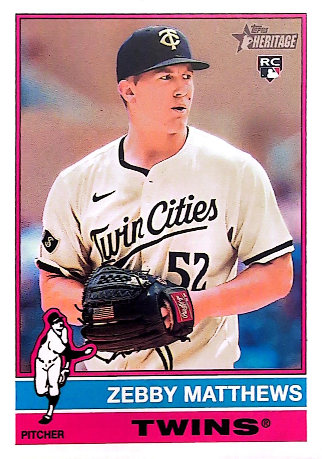 Zebby Matthews #309 Baseball Cards 2025 Topps Heritage