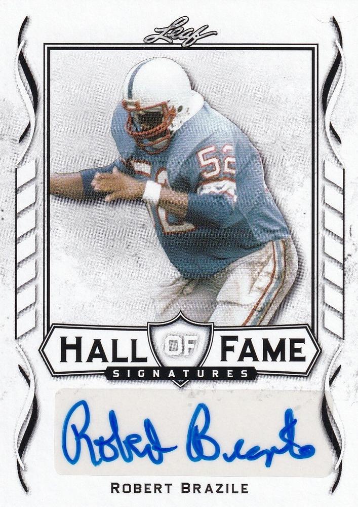 Robert Brazile #HOF-RB1 2021 Leaf Signature Hall Of Fame Football