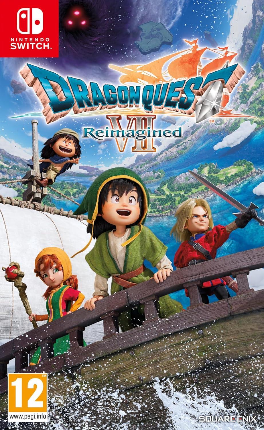 Carátula de Dragon Quest VII: Reimagined para Switch (edición PAL España)