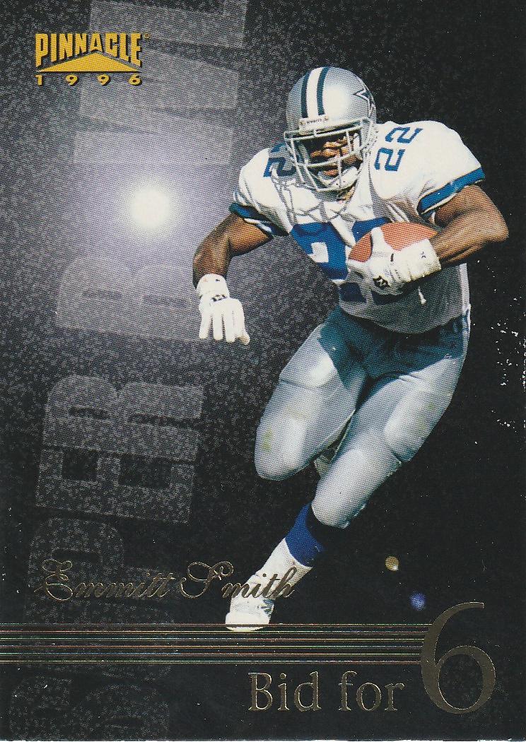 Emmitt Smith #184 1996 Pinnacle Football