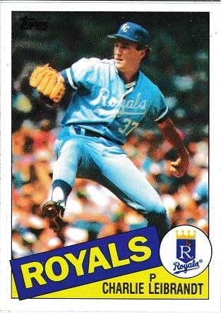 1985 Charlie Leibrandt #459